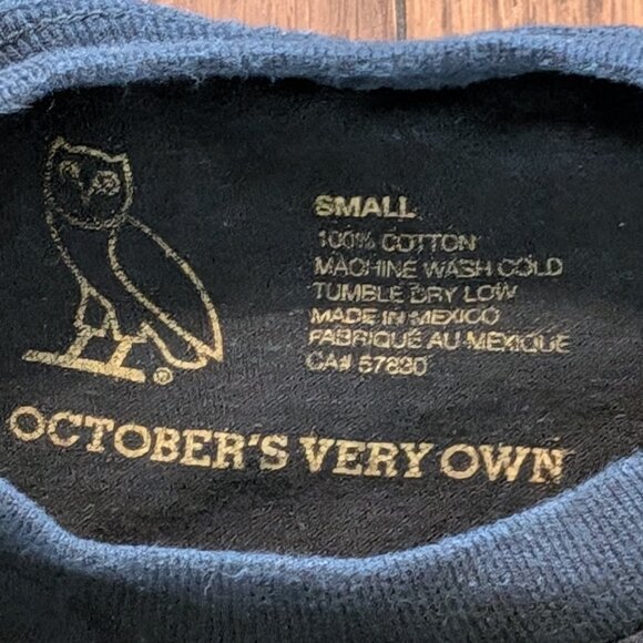 OVO Sport Black Spellout T-Shirt - Size: S - Picture 3 of 4